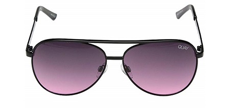 Quay Australia Vivienne Mini classy blaque sunglasses 2020- blaque colour